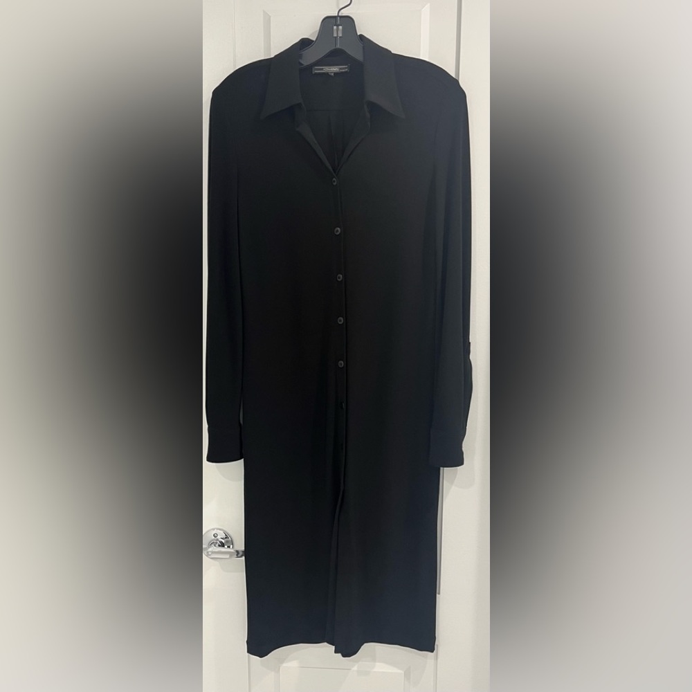 NORMA KAMALI Timeless Black Shirtdress, Size XS